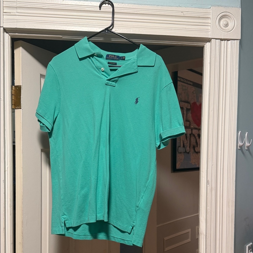 Polo by Ralph Lauren Men's Teal Polo Shirt